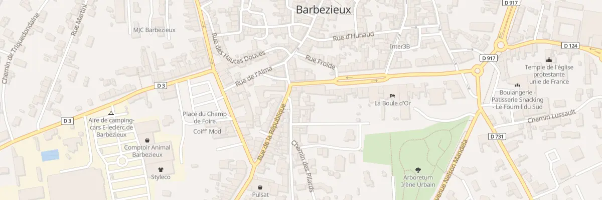 Plan du 5 Rue des Pilards à Barbezieux-Saint-Hilaire