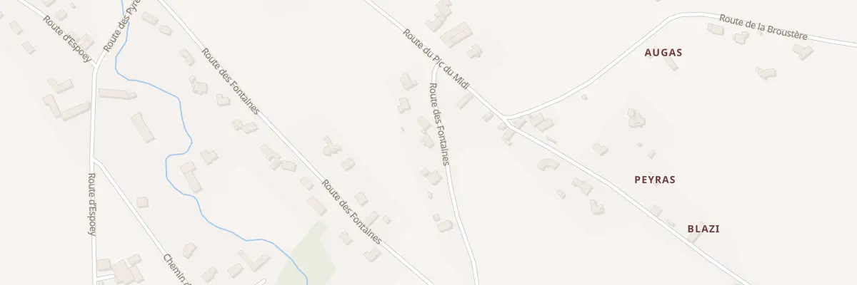 Plan du 4 Rte des Fontaines à Lourenties