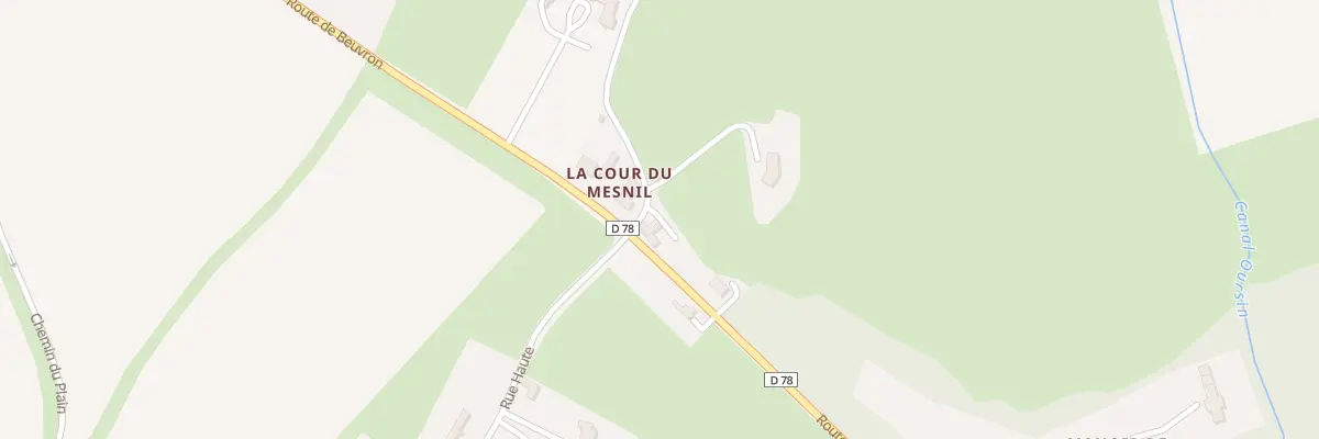 Plan du 209 Rte de Beuvron à Janville