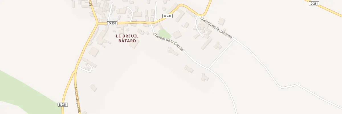 Plan du 6 Che de la Combe à Bresdon