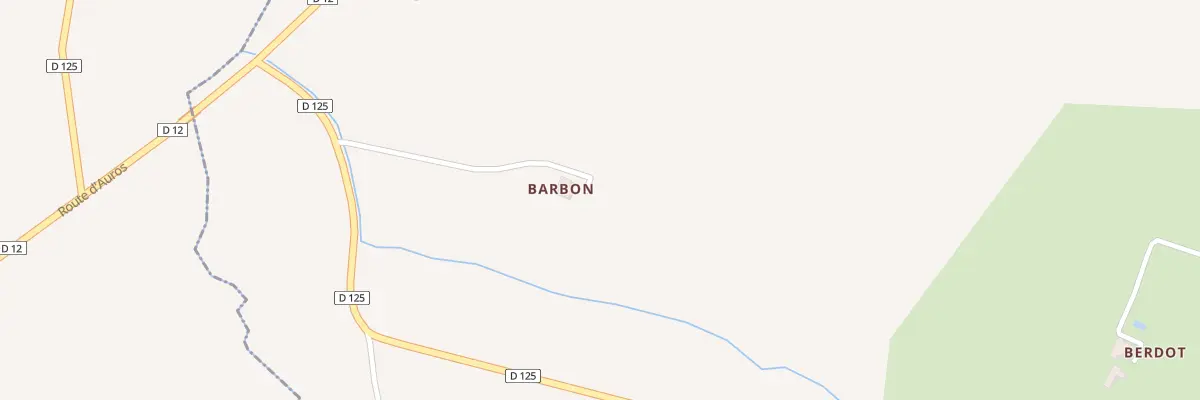 Plan du 56 Barbon à Lados