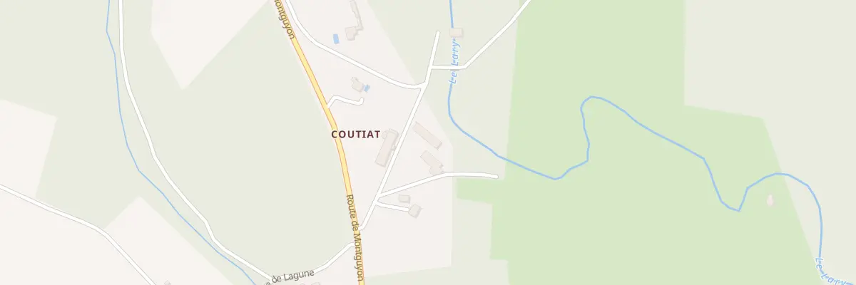 Plan du 6 Che de Coutiat à La Clotte