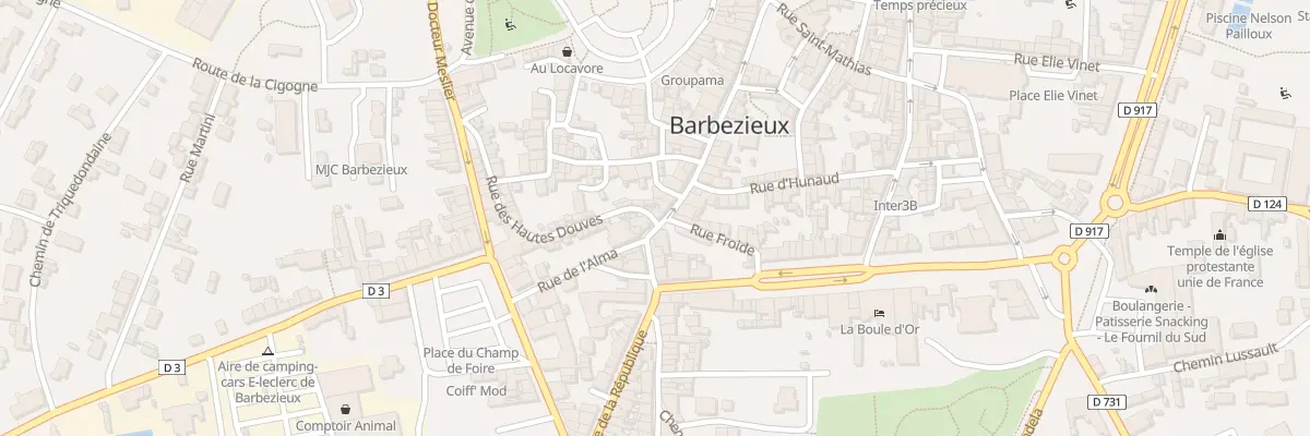 Plan du 13 Rue Marcel Jambon à Barbezieux-Saint-Hilaire