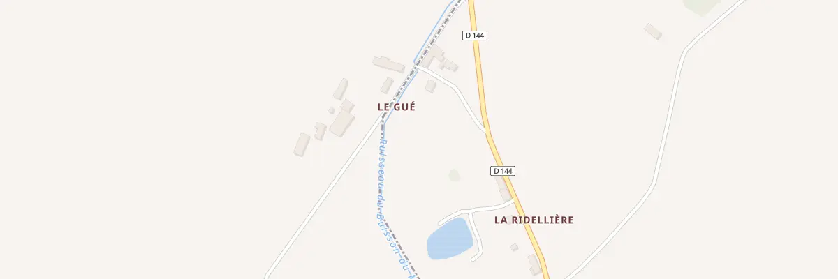 Plan du 3 Le Gué à Boulay-les-Ifs