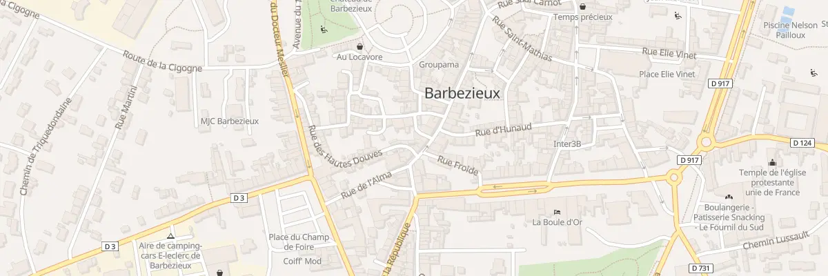 Plan du 17 Rue Marcel Jambon à Barbezieux-Saint-Hilaire