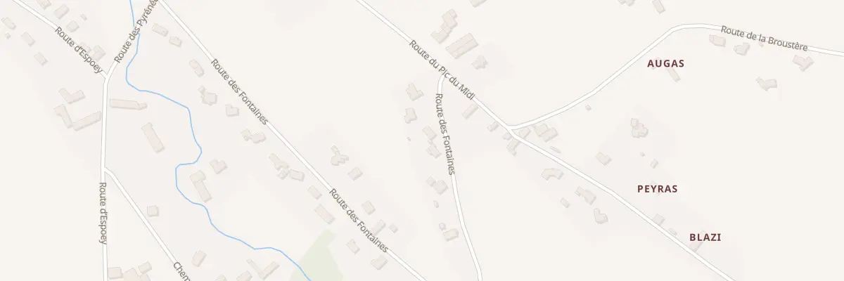 Plan du 2B Rte des Fontaines à Lourenties