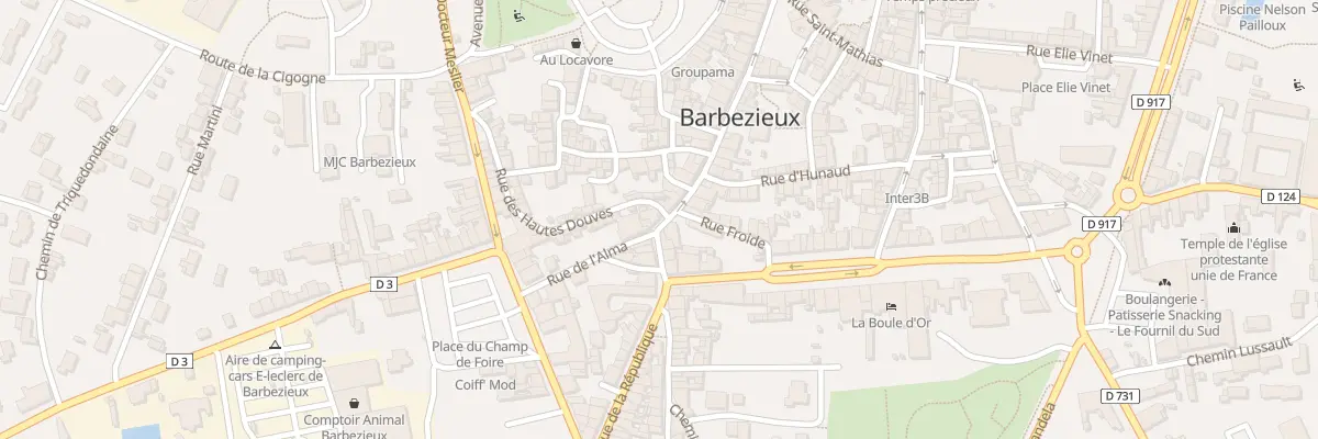 Plan du 11 Rue Marcel Jambon à Barbezieux-Saint-Hilaire