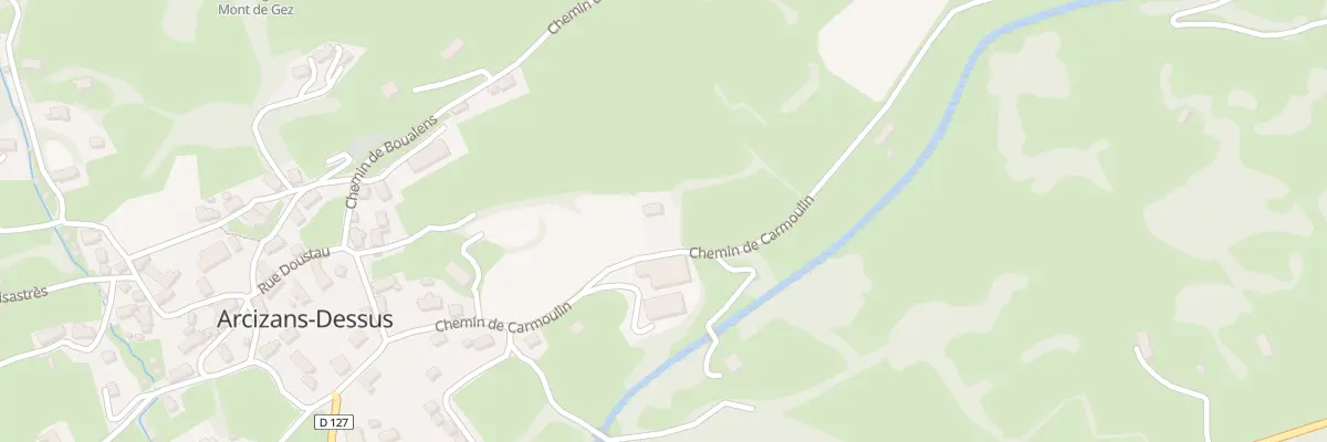 Plan du 5042 Le Village à Arcizans-Dessus
