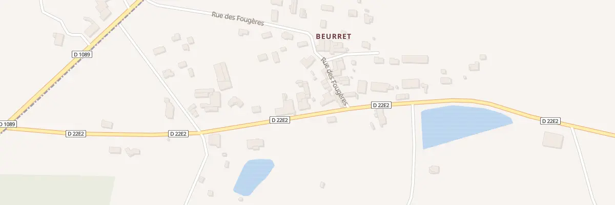 Plan du 8 Beurret Nord aux Artigues-de-Lussac