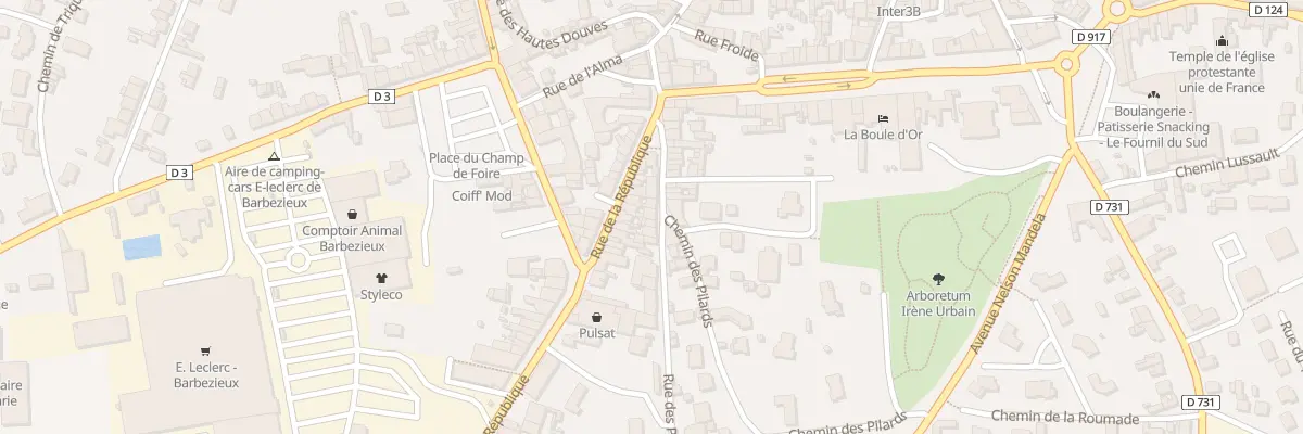 Plan du 12 Rue des Pilards à Barbezieux-Saint-Hilaire