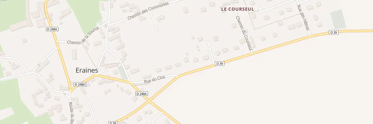 Plan du 5060 Le Bourg à Eraines