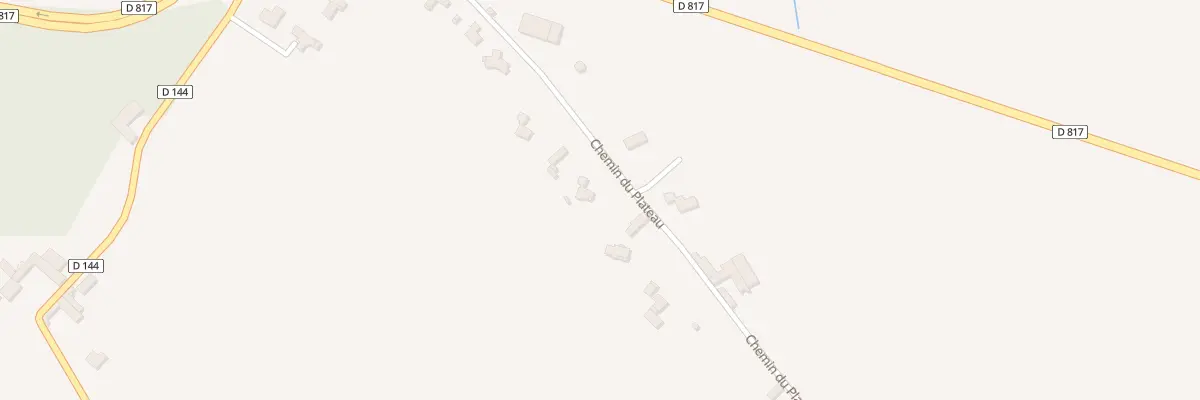 Plan du 41 Che du Plateau à Espoey
