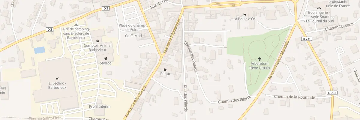 Plan du 20 Rue des Pilards à Barbezieux-Saint-Hilaire