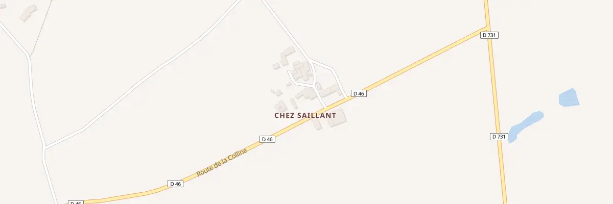 Plan du 1 Chez Saillant à Reignac