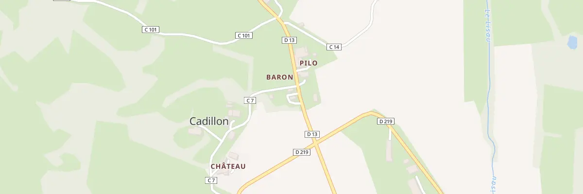 Plan du 39 Rte Du Vic Bilh à Cadillon