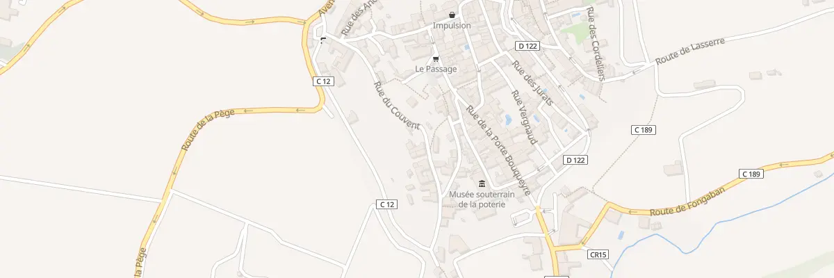 Plan du 448 Rue du Couvent à Saint-Émilion