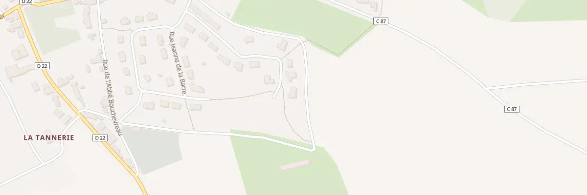 Plan du 23 Rue de la Champagne à Chantenay-Villedieu