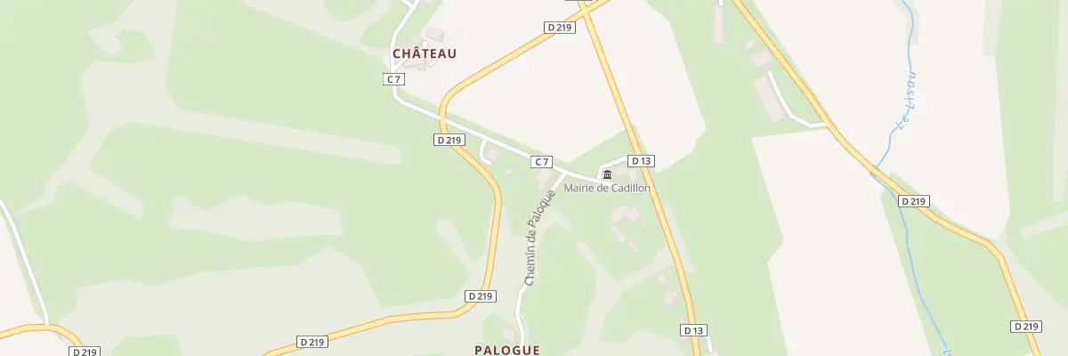 Plan du 5017 Cote de Cadillon à Cadillon