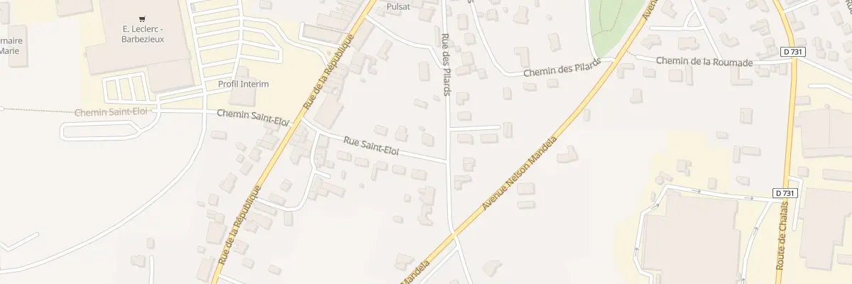 Plan du 26 Rue des Pilards à Barbezieux-Saint-Hilaire