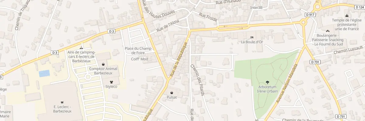 Plan du 11 Rue de la République à Barbezieux-Saint-Hilaire