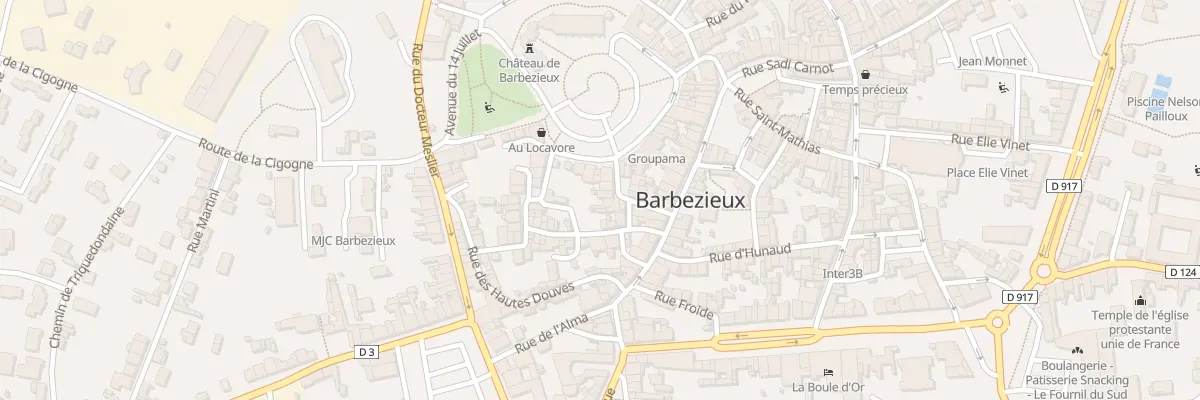 Plan du 9 Pl de la Rochefoucauld à Barbezieux-Saint-Hilaire