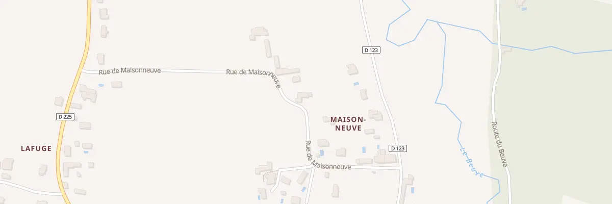 Plan du 150 Gatine à Bieujac