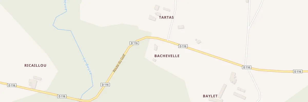 Plan du 60 Bachevelle à Brannens
