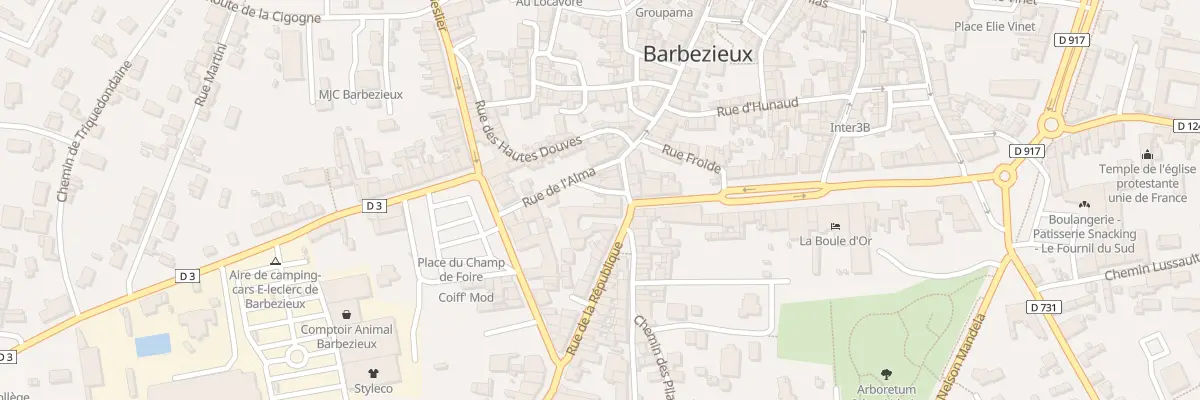 Plan du 1 Rue Marcel Jambon à Barbezieux-Saint-Hilaire
