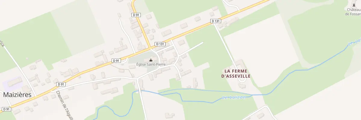 Plan du 2 Chem de la Ferme d’Asseville à Maizières