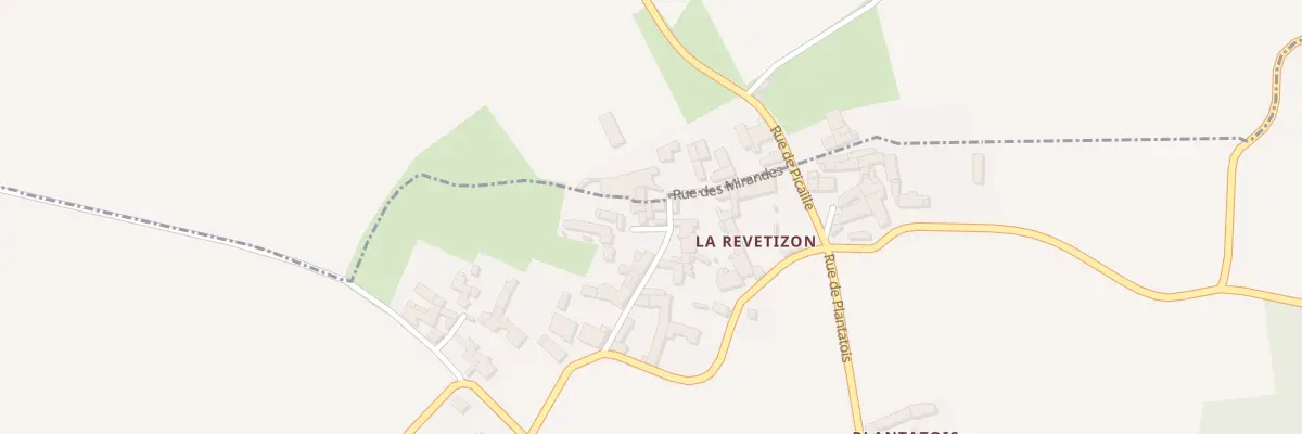 Plan du 5206 La Revetizon à Bresdon