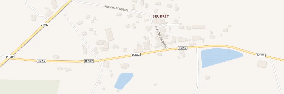 Plan du 7 Beurret Nord aux Artigues-de-Lussac