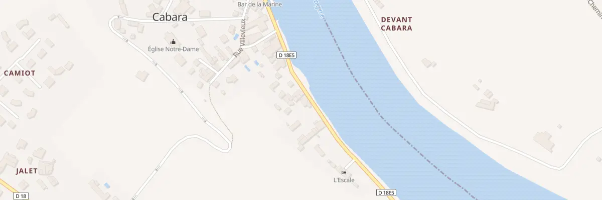 Plan du 35 Le Bourg à Cabara