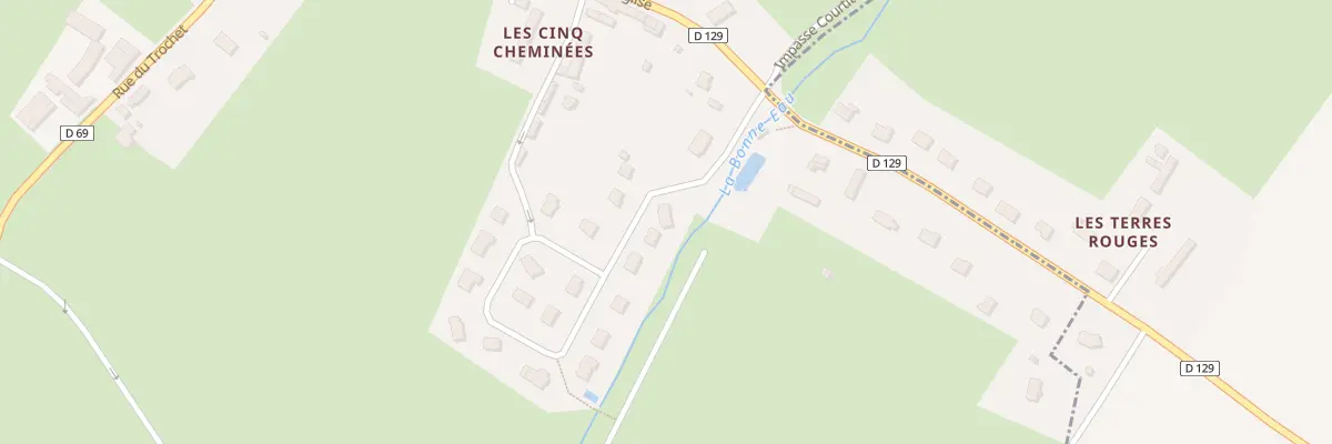 Plan du 21 Rue de la Bonne Eau à La Hoguette