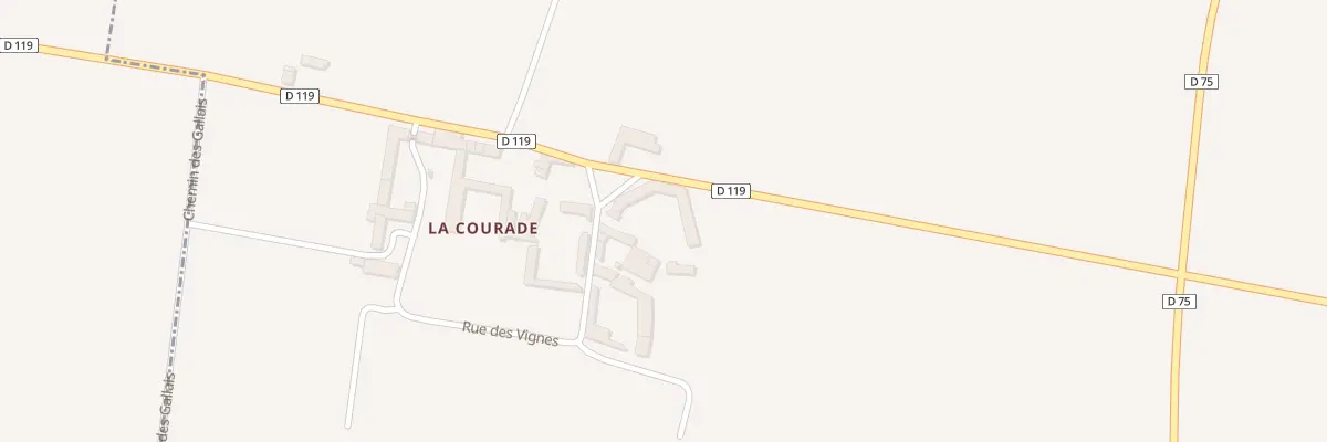 Plan du 1 Rue des Vignes à Mareuil