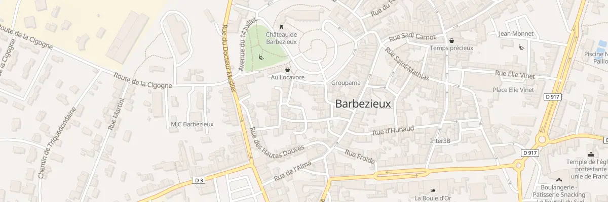 Plan du 7 Rue des Tours à Barbezieux-Saint-Hilaire