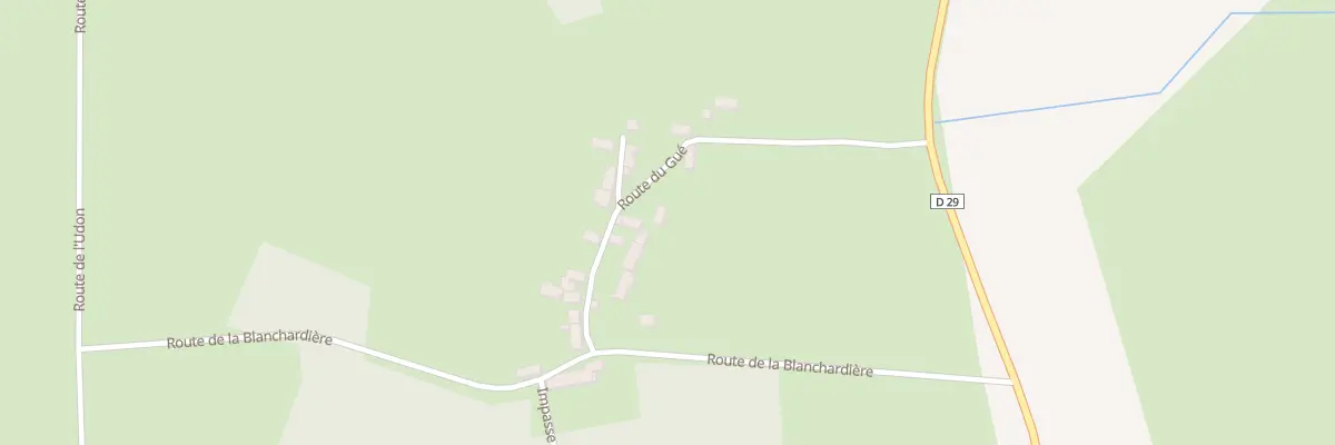 Plan du 134 Rte du Gué à Sainte-Marguerite-de-Carrouges