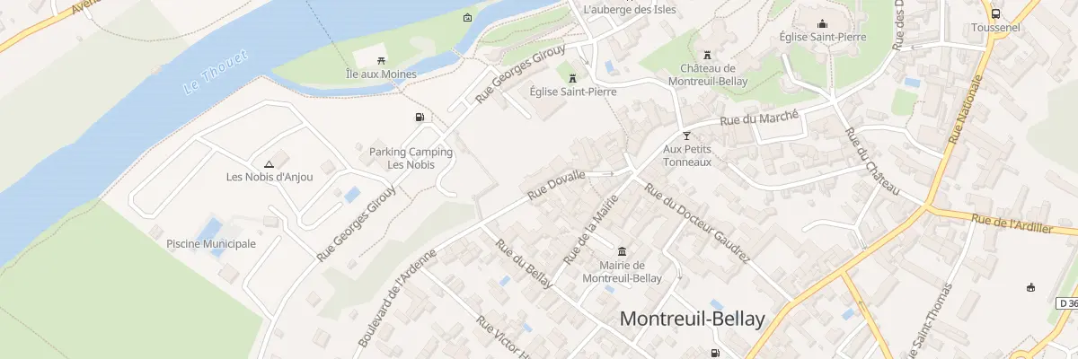 Plan du 69 Rue Dovalle à Montreuil-Bellay
