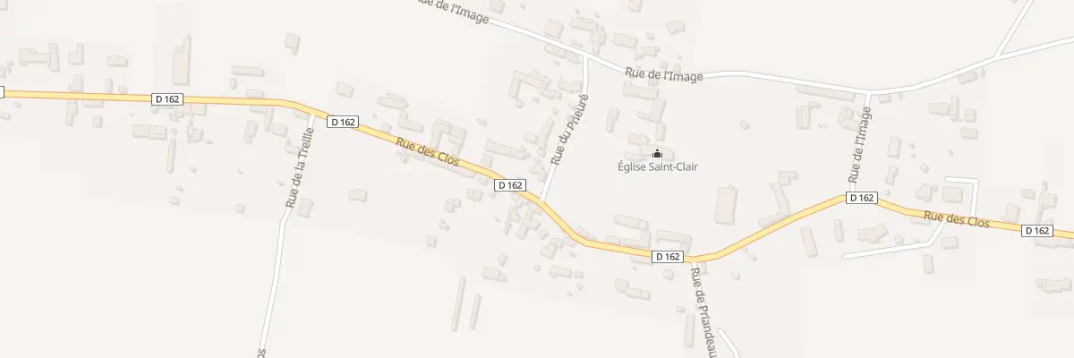 Plan du 717 Rue des Clos à Courchamps