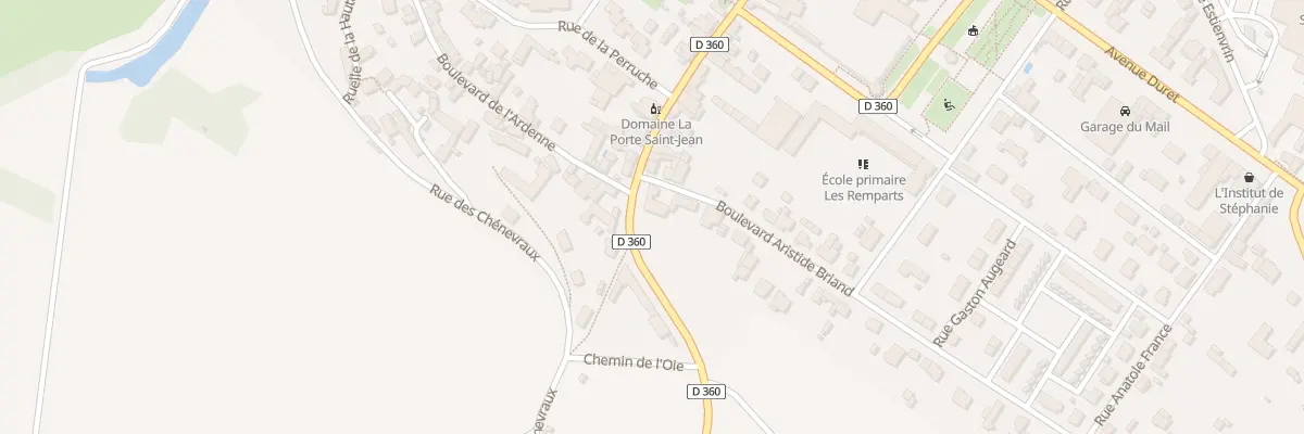 Plan du 18 Bd Aristide Briand à Montreuil-Bellay