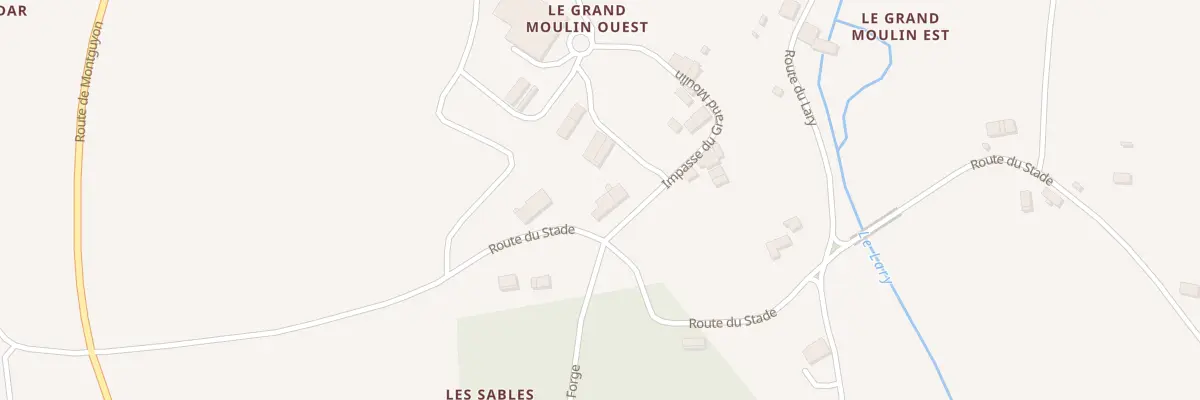 Plan du 1 Imp du Grand Moulin à La Clotte