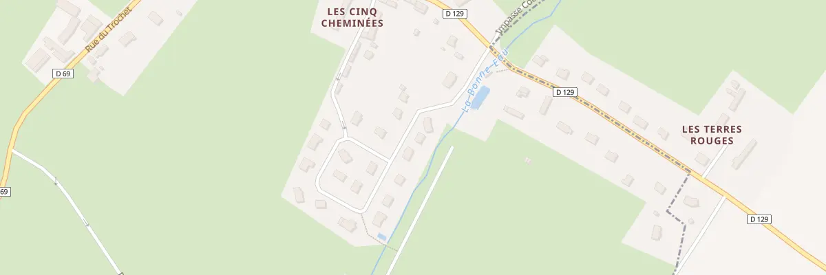 Plan du 20 Rue de la Bonne Eau à La Hoguette