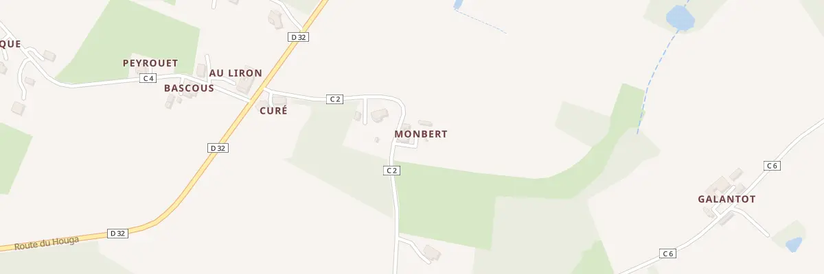 Plan du 5029 Monbert à Mormès