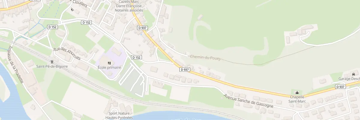 Plan du 25 Rue du Corps Franc Pommiès à Saint-Pé-de-Bigorre