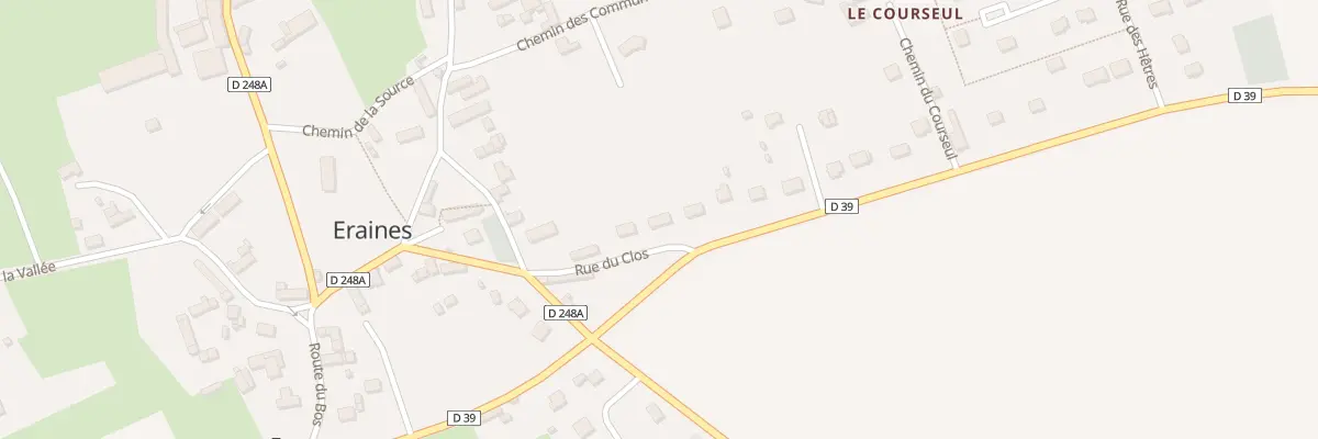 Plan du 5058 Le Bourg à Eraines