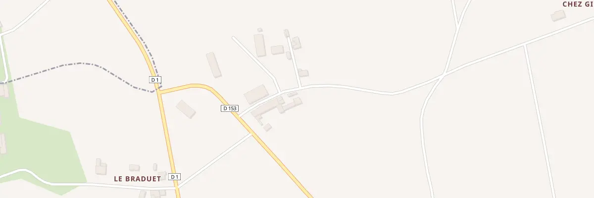 Plan du 8 Chez Rigaillaux à Bellevigne