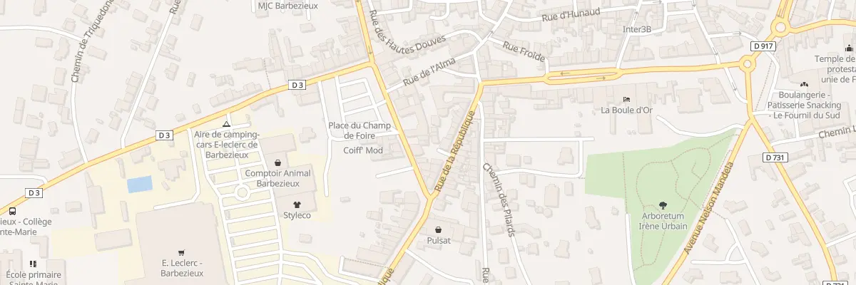 Plan du 14B Rue du Docteur Meslier à Barbezieux-Saint-Hilaire