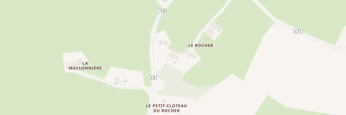Plan du 5145 Le Rocher à Ruillé-en-Champagne