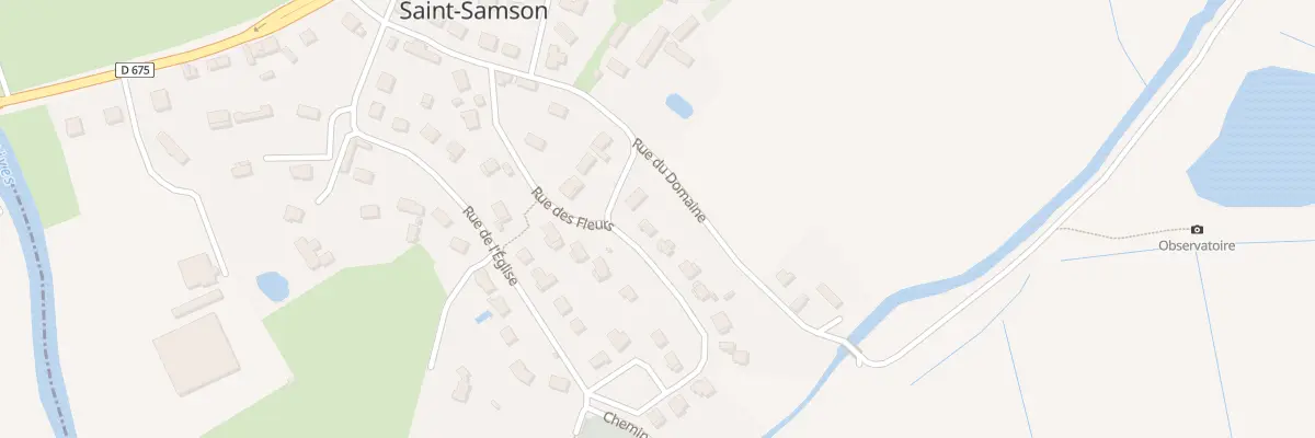 Plan du 5 Rue des Fleurs à Saint-Samson