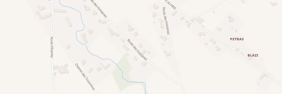 Plan du 16 Rte des Fontaines à Lourenties