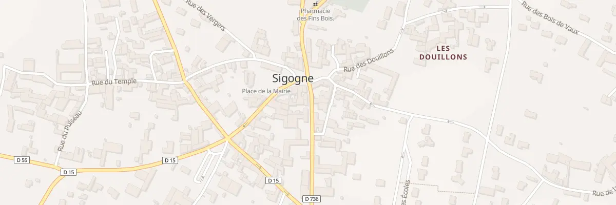 Plan du 4 Rue du Picergent à Sigogne